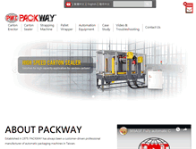 Tablet Screenshot of packway.com